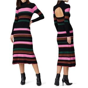 Tanya Taylor Velma Open Back Knit Dress